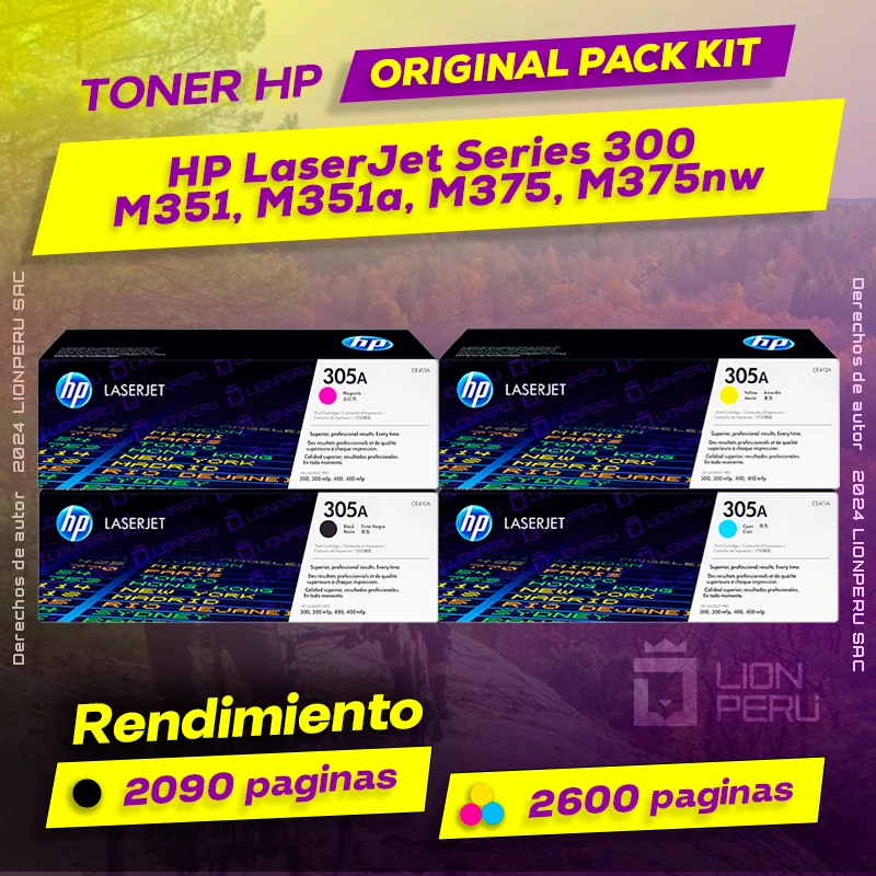 Toner HP Series 300, M351, M351a, M375, M375nw LaserJet
