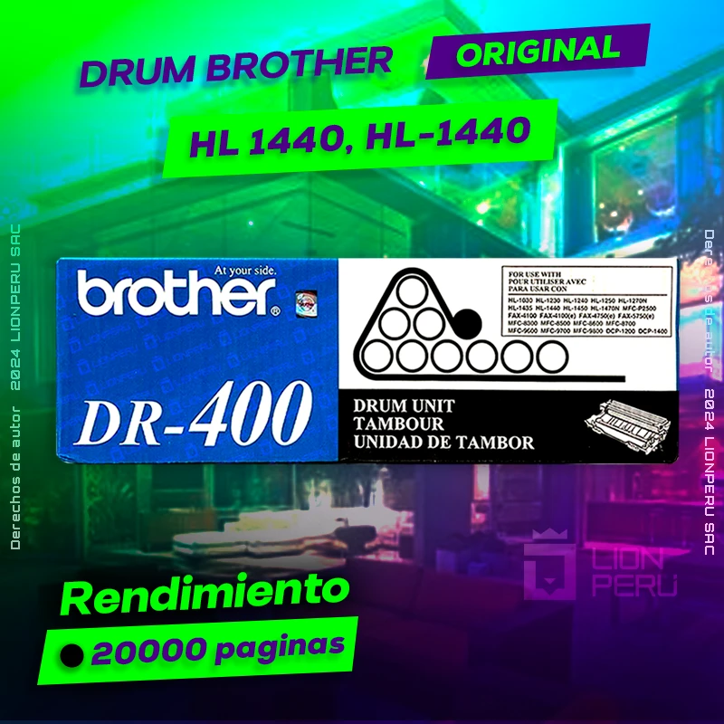 Drum Brother HL 1440, HL-1440 Tambor Unit Original, ofrece un rendimiento de Calidad a un super Precio, ingresa y consigue el tuyo… ¡¡YA!!