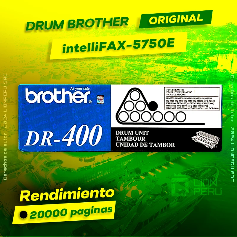 Drum Brother intelliFAX-5750E Tambor Unit Original, ofrece un rendimiento de Calidad a un super Precio, ingresa y consigue el tuyo… ¡¡YA!!