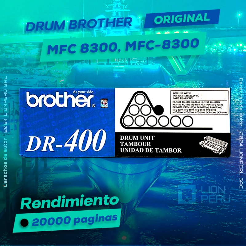 Drum Brother MFC 8300, MFC-8300 Tambor Unit Original, ofrece un rendimiento de Calidad a un super Precio, ingresa y consigue el tuyo… ¡¡YA!!