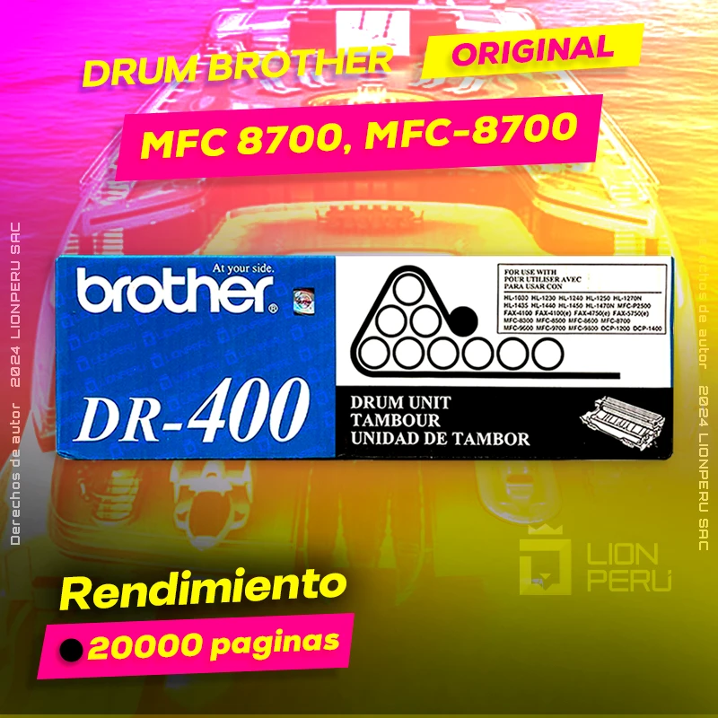 Drum Brother MFC 8700, MFC-8700 Tambor Unit Original, ofrece un rendimiento de Calidad a un super Precio, ingresa y consigue el tuyo… ¡¡YA!!