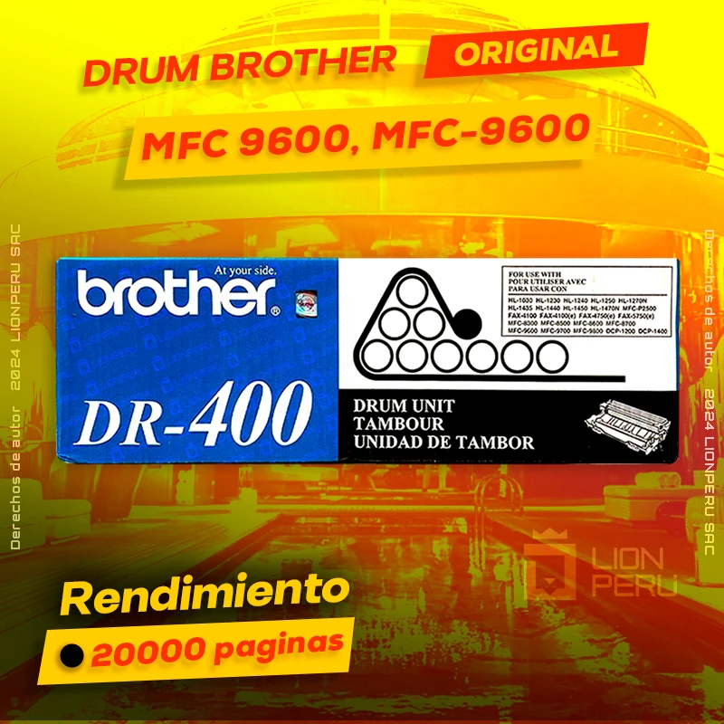 Drum Brother MFC 9600, MFC-9600 Tambor Unit Original, ofrece un rendimiento de Calidad a un super Precio, ingresa y consigue el tuyo… ¡¡YA!!