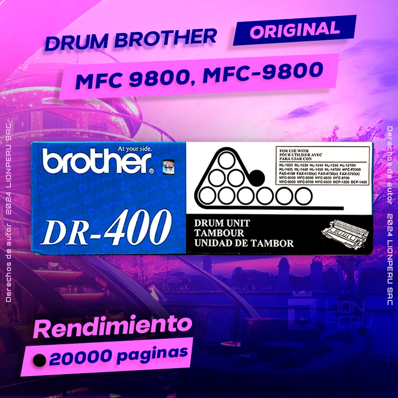 Drum Brother MFC 9800, MFC-9800 Tambor Unit Original, ofrece un rendimiento de Calidad a un super Precio, ingresa y consigue el tuyo… ¡¡YA!!