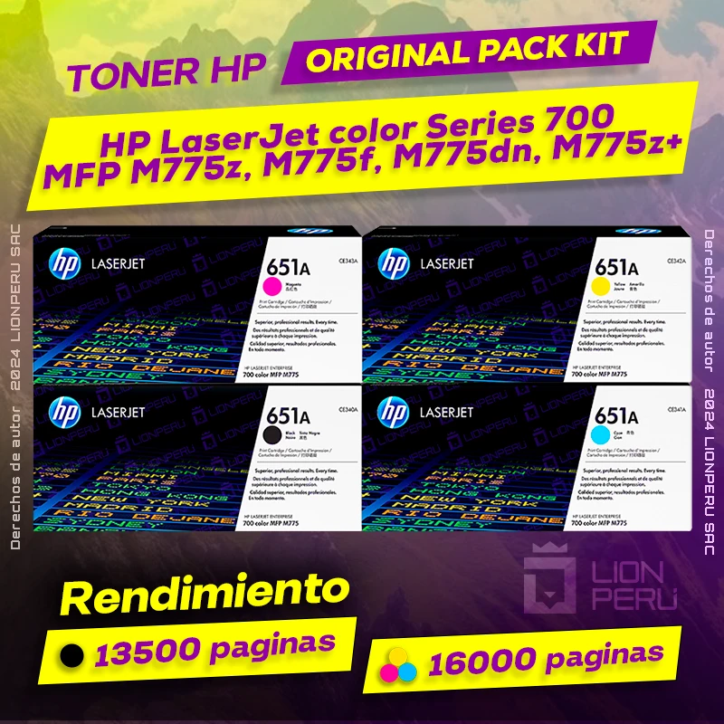 Toner HP Series 700, MFP M775z, M775f, M775dn, M775z+ LaserJet