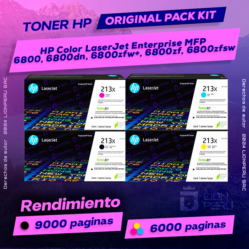 Toner HP MFP 6800, 6800dn, 6800zfw+, 6800zf, 6800zfsw Color LaserJet