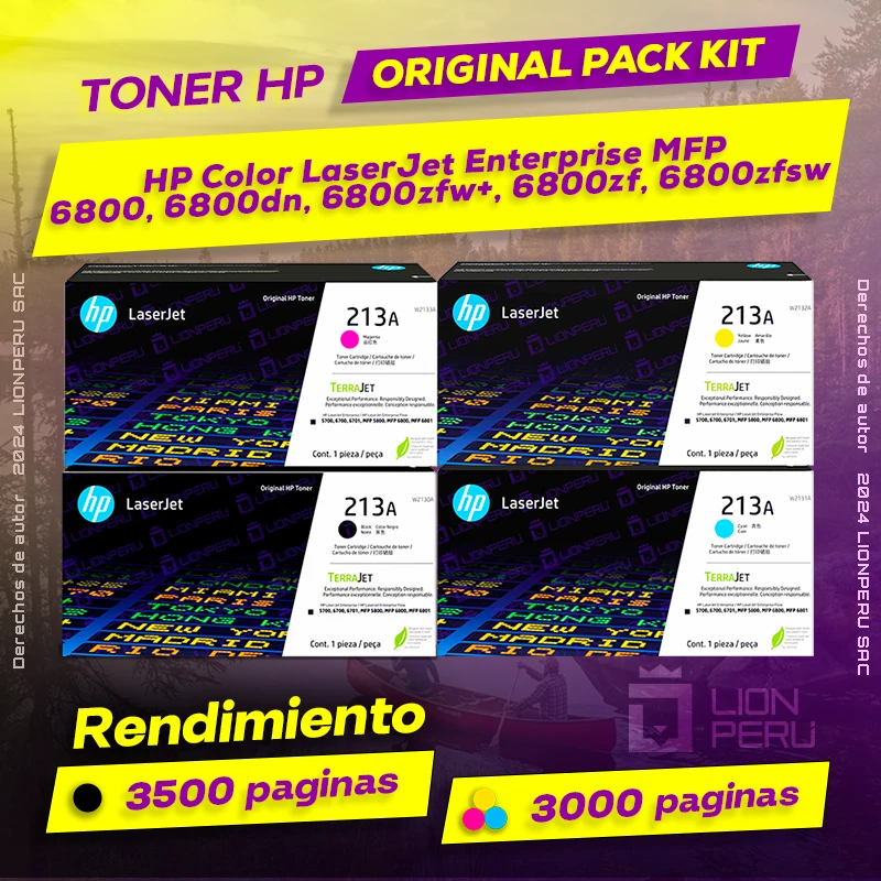 Toner HP MFP 6800, 6800dn, 6800zfw+, 6800zf, 6800zfsw Color LaserJet