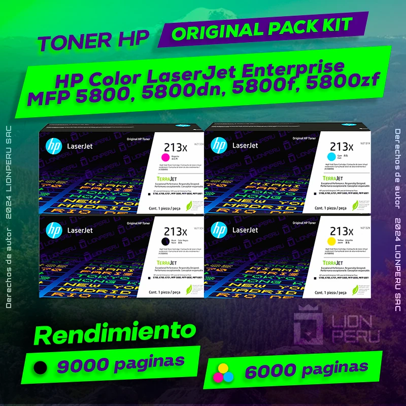 Toner HP MFP 5800, 5800dn, 5800f, 5800zf Color LaserJet
