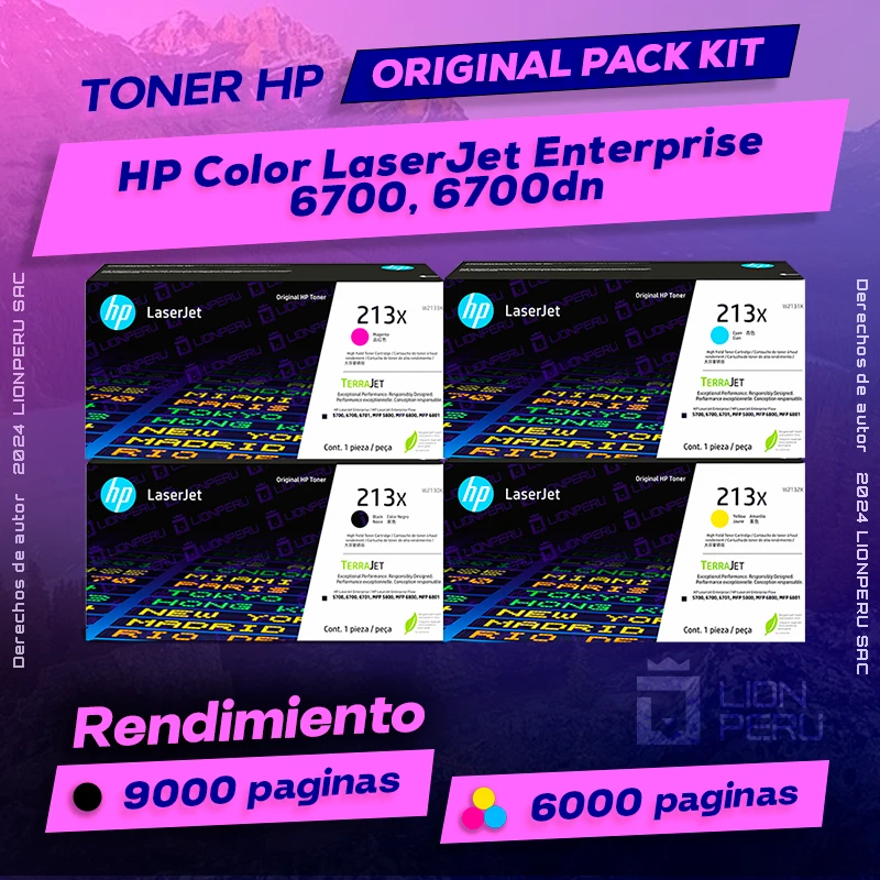 Toner HP 6700, 6700dn Color LaserJet Enterprise