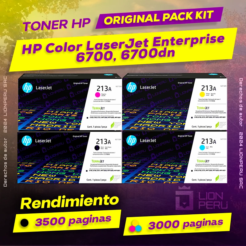 Toner HP 6700, 6700dn Color LaserJet Enterprise