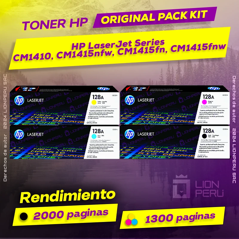 Toner HP Series CM1410, CM1415nfw, CM1415fn, CM1415fnw