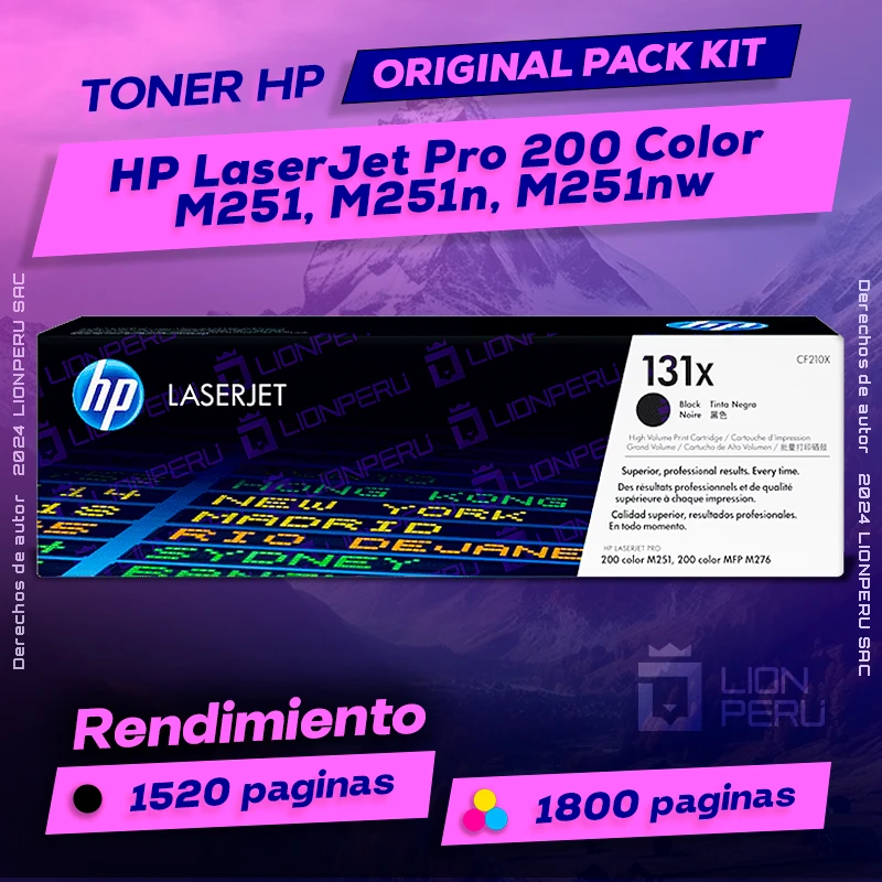 Toner HP Series 200 Color M251, M251n, M251nw LaserJet Pro