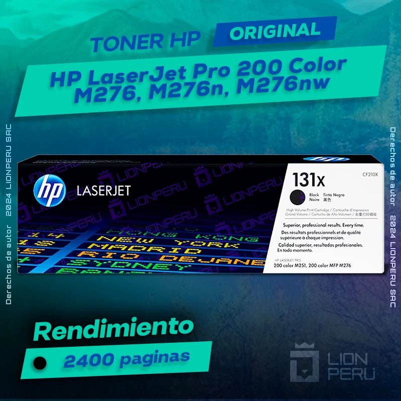 Toner HP Series 200 Color M276, M276n, M276nw LaserJet Pro