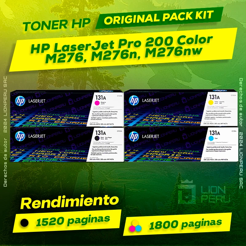 Toner HP Series 200 Color M276, M276n, M276nw LaserJet Pro