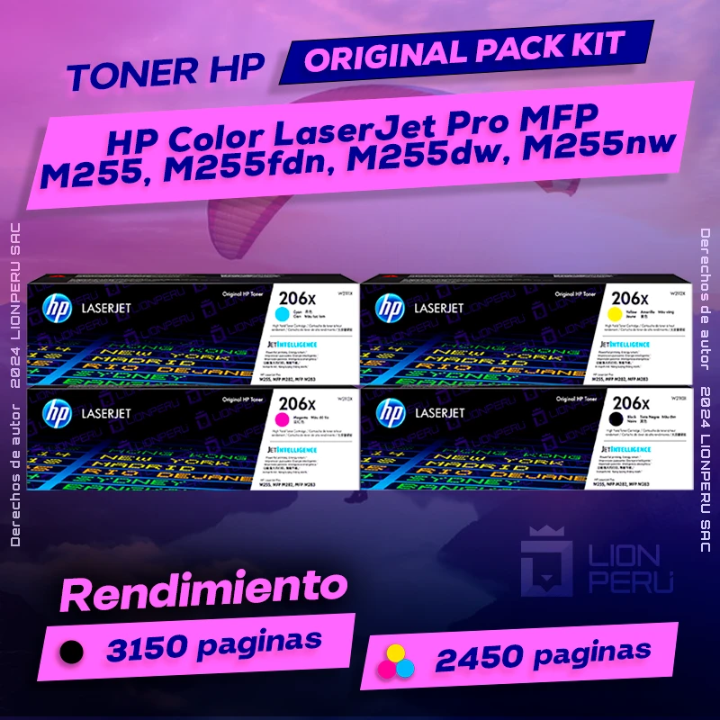 Toner HP MFP M255, M255fdn, M255dw, M255nw Color LaserJet