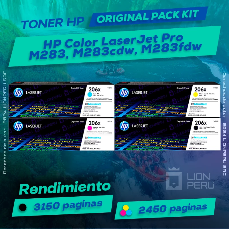 Toner HP M283, M283cdw, M283fdw Color LaserJet Pro