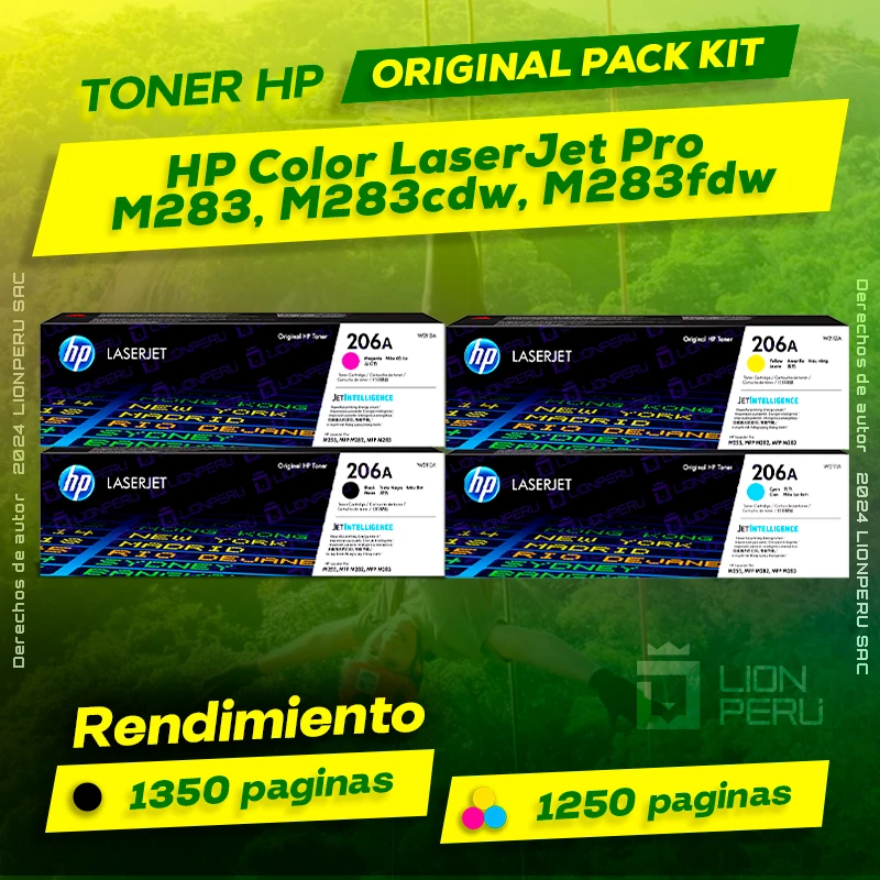 Toner HP M283, M283cdw, M283fdw Color LaserJet Pro