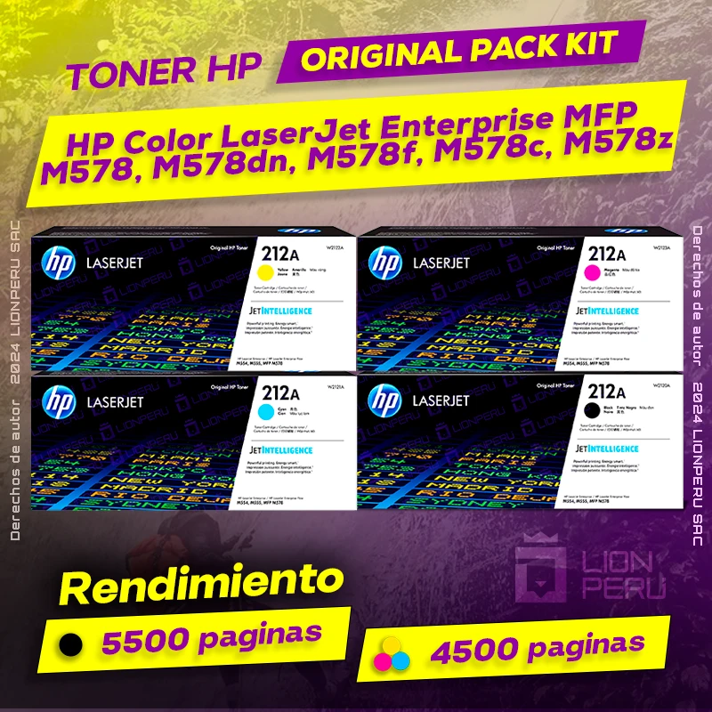 Toner HP MFP M578, M578dn, M578f, M578c, M578z LaserJet