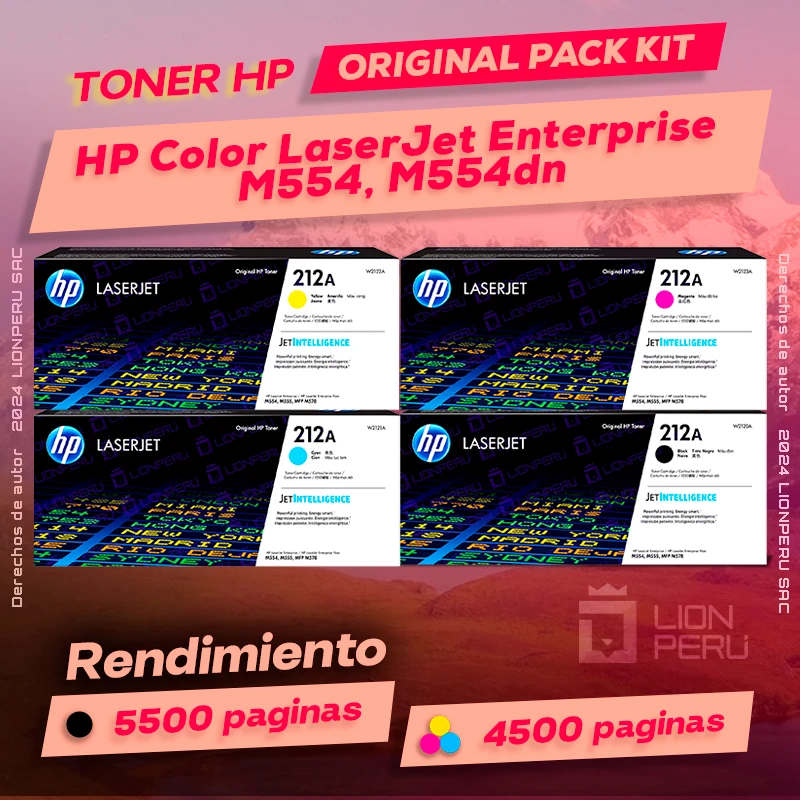 Toner HP M554, M554dn Color LaserJet Enterprise Original