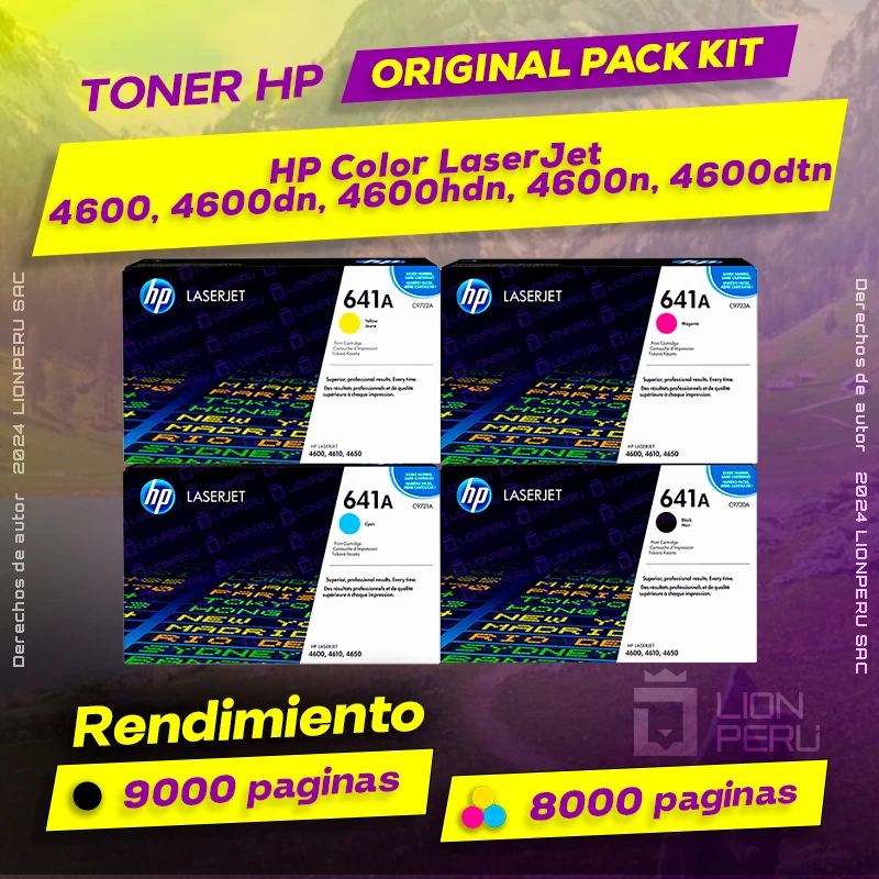 Toner HP 4600, 4600dn, 4600hdn, 4600n, 4600dtn LaserJet