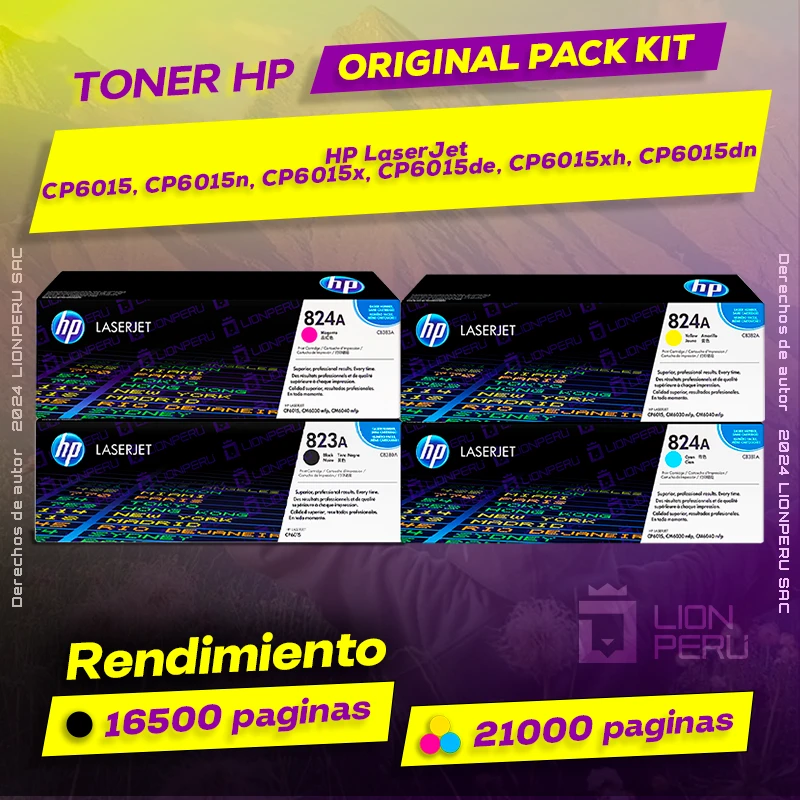 Toner HP CP6015, CP6015n, CP6015x, xh, CP6015de, CP6015dn