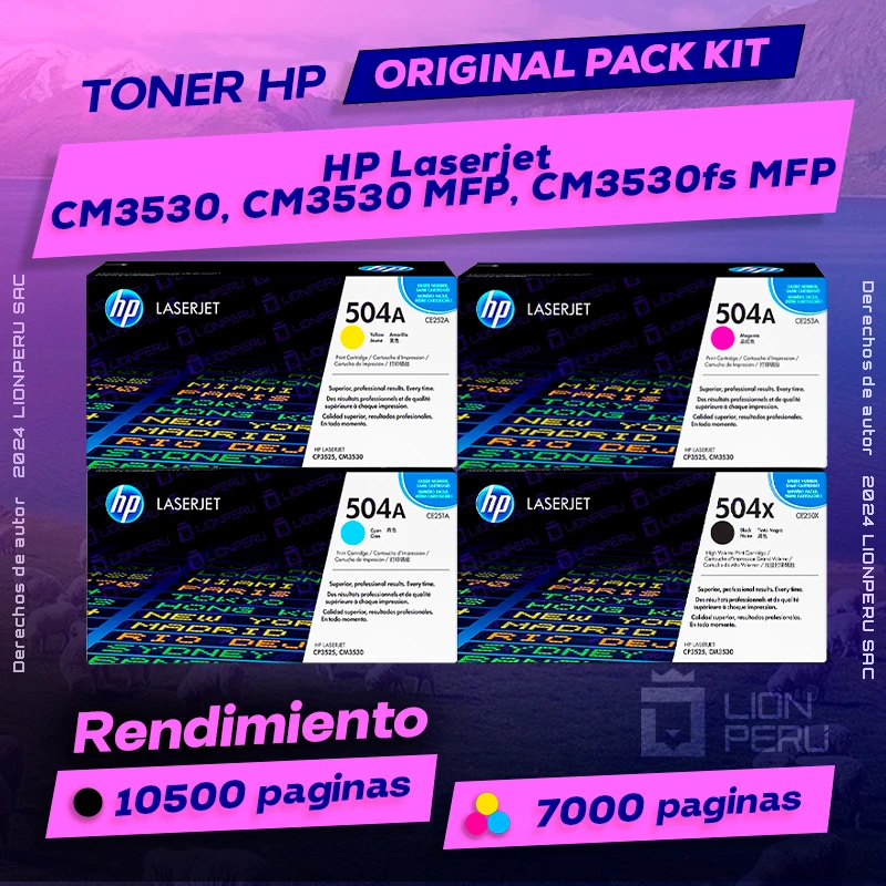 Toner HP CM3530, CM3530 MFP, CM3530fs MFP Laserjet