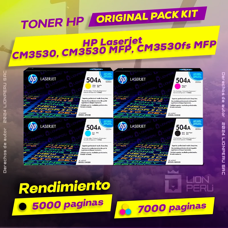 Toner HP CM3530, CM3530 MFP, CM3530fs MFP Laserjet
