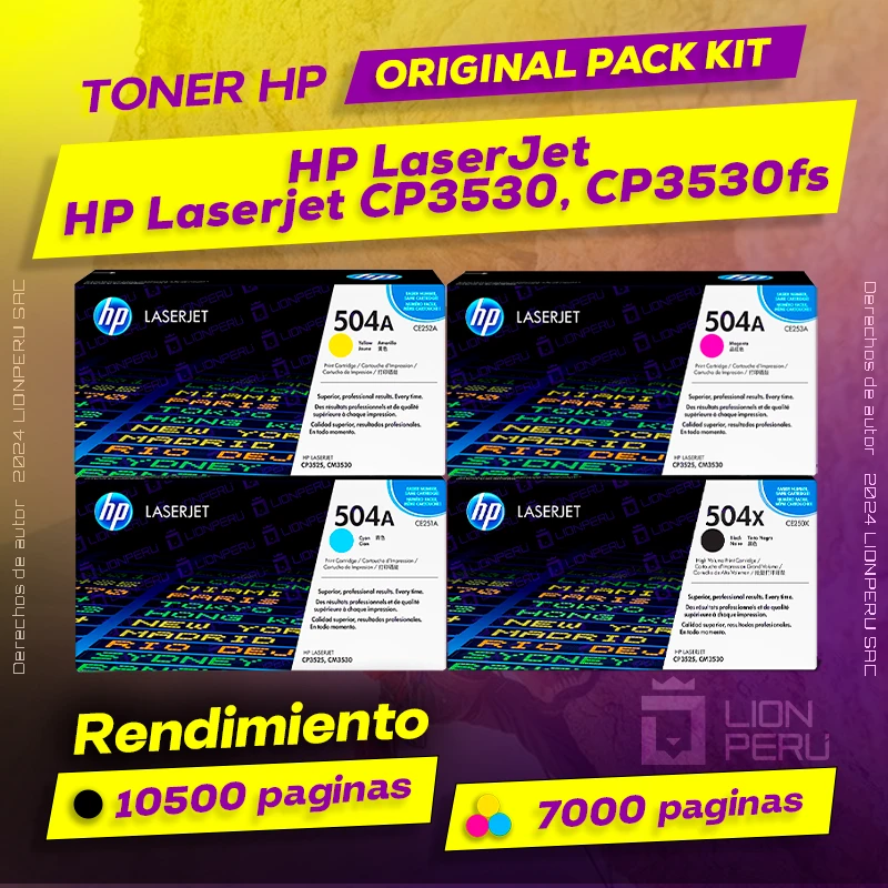 Toner HP CP3530, CP3530fs LaserJet Original