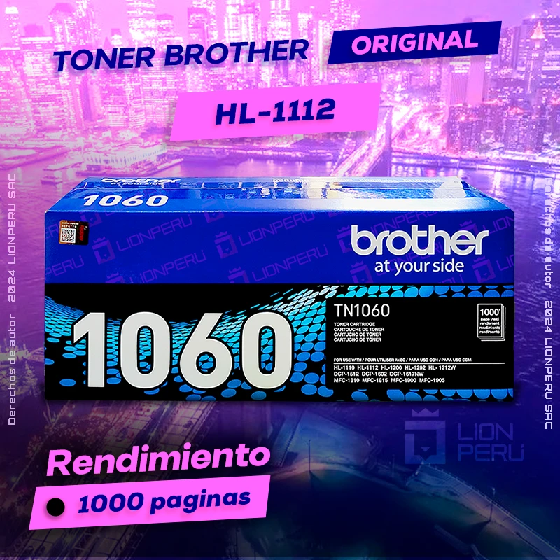 Toner Brother HL 1112, HL-1112 cartucho Original negro, ofrece un rendimiento de Calidad a un super Precio, consigue el tuyo… ¡¡YA!!