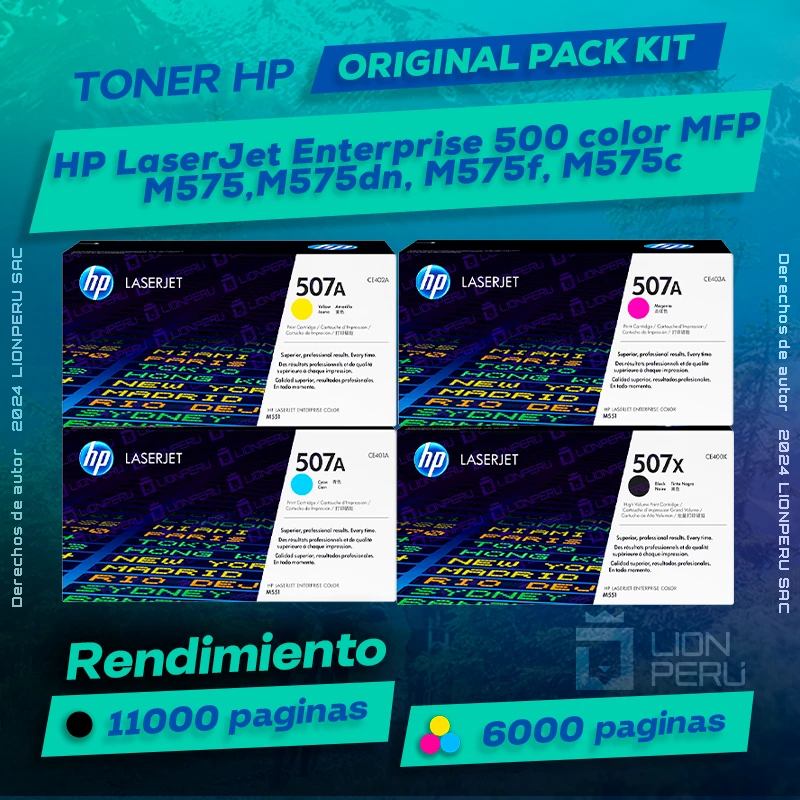 Toner HP 500 color MFP M575, M575dn, M575f, M575c LaserJet