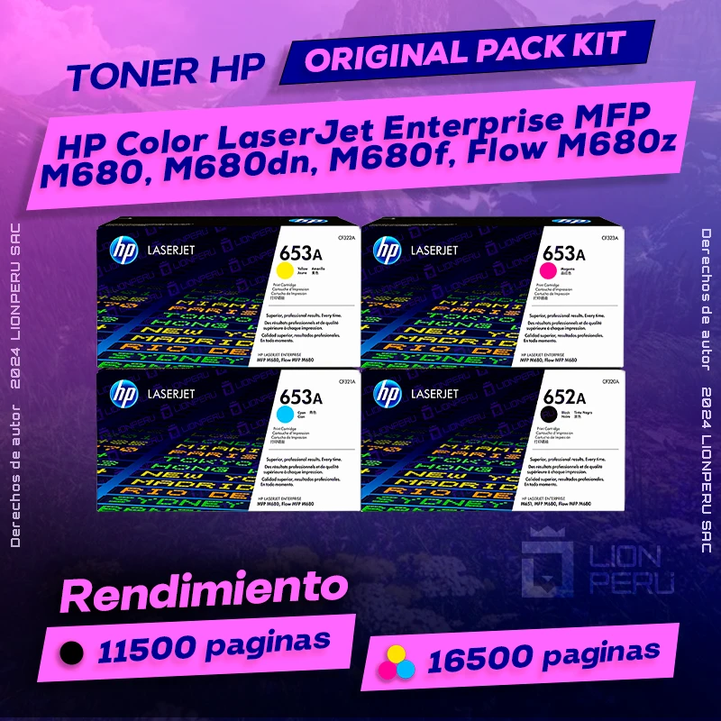 Toner HP MFP M680, M680dn, M680f, Flow M680z Color LaserJet