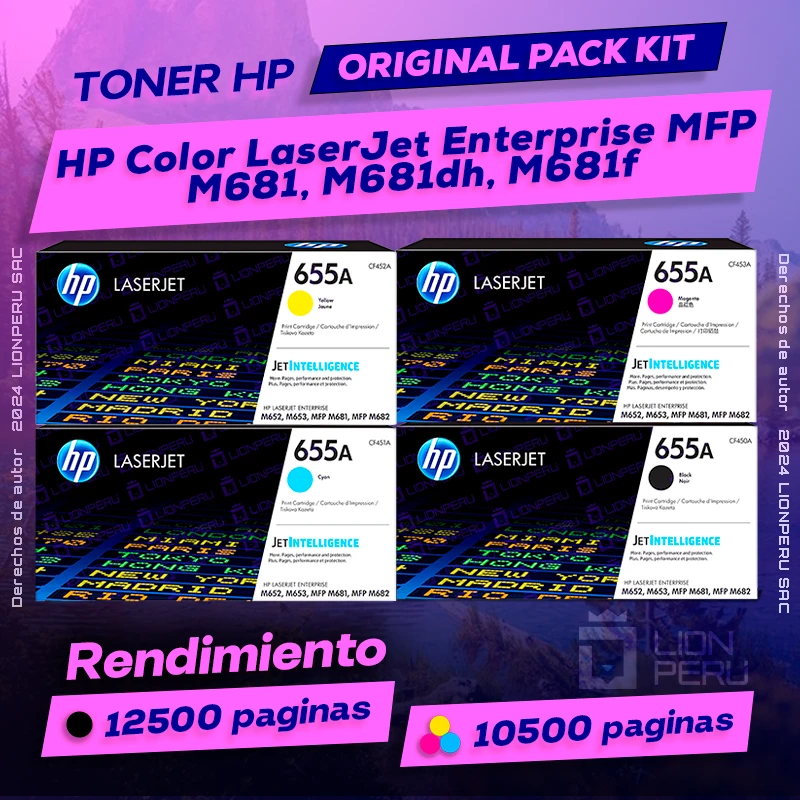 Toner HP MFP M681, M681dh, M681f Color LaserJet Enterprise