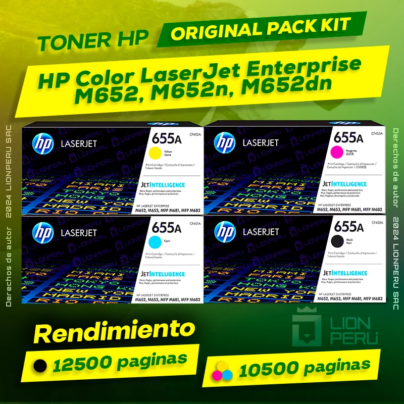 Toner HP M652, M652n, M652dn Color LaserJet Enterprise