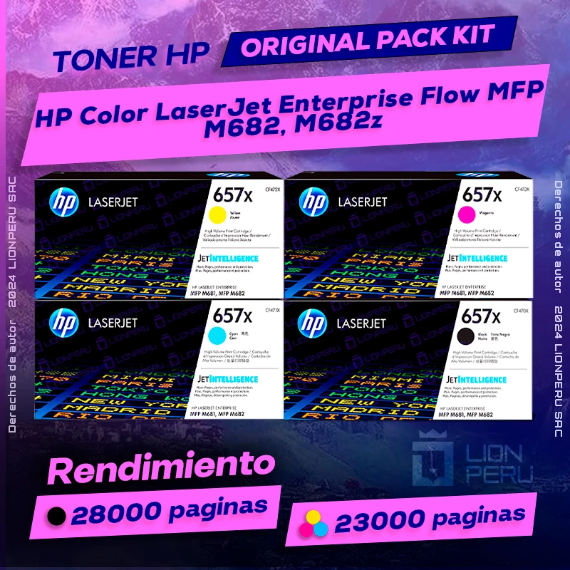 Toner HP MFP M682, M682z Color LaserJet Enterprise Flow