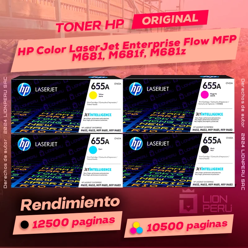 Toner HP MFP M681, M681f, M681z Color LaserJet Enterprise Flow