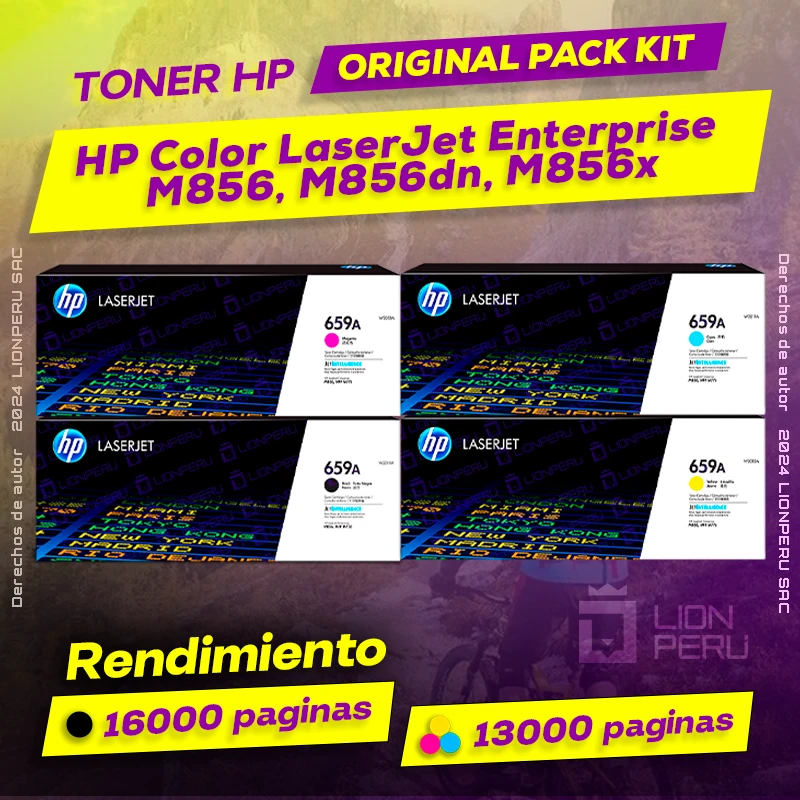 Toner HP M856, M856dn, M856x Color LaserJet Enterprise