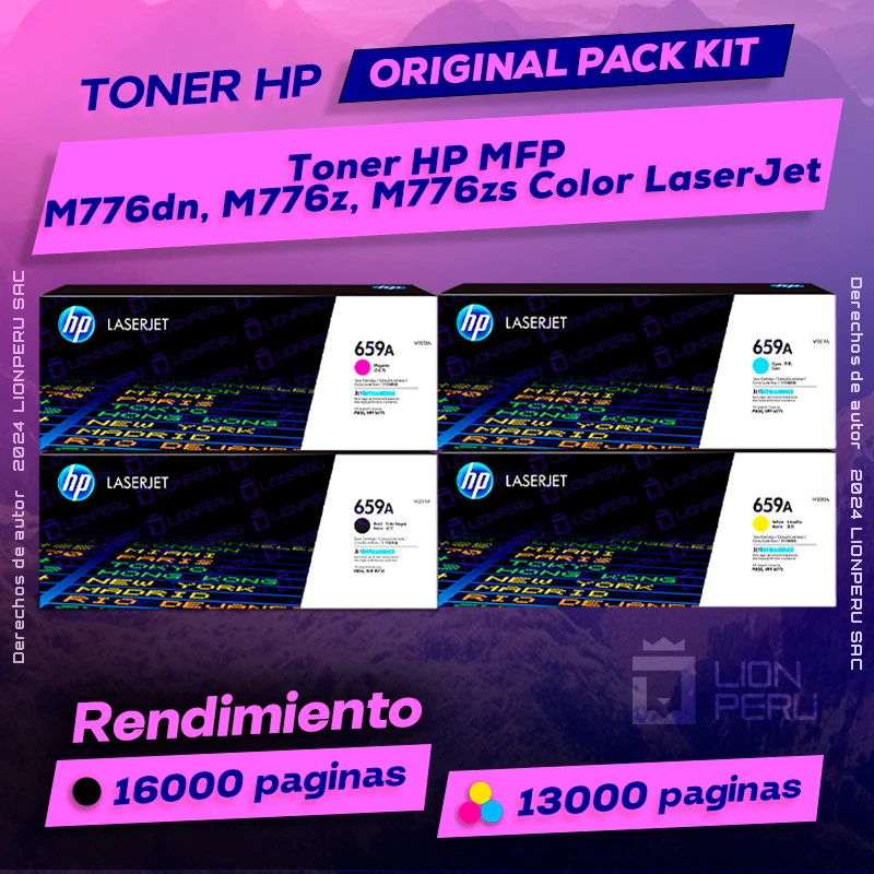 Toner HP MFP M776, M776dn, M776z, M776zs Color LaserJet