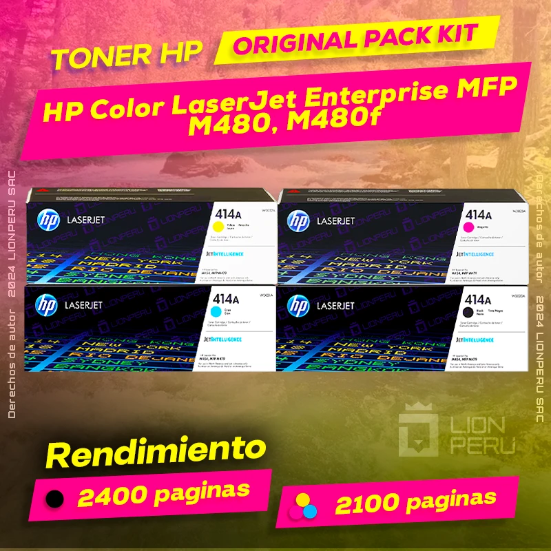 Toner HP MFP M480, M480f Color LaserJet Enterprise