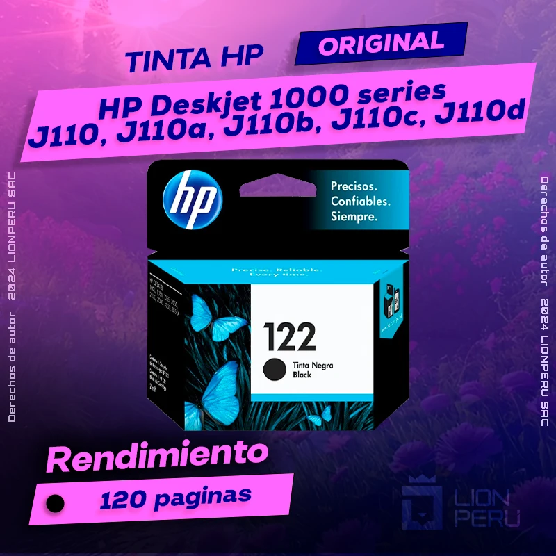 Tinta HP 1000 series J110, J110a, J110b, J110c, J110d