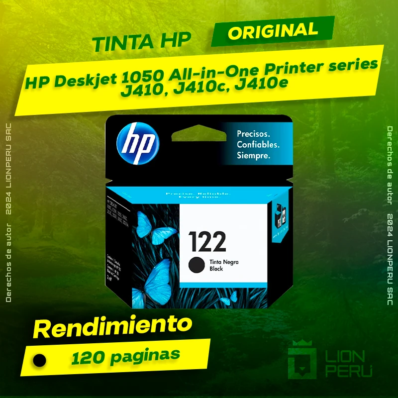 Tinta HP 1050 series J410, J410c, J410e  All-in-One
