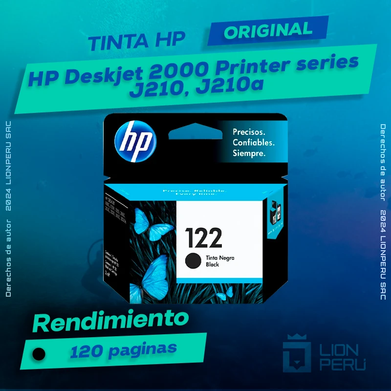 Tinta HP 2000 Printer series J210, J210a Deskjet