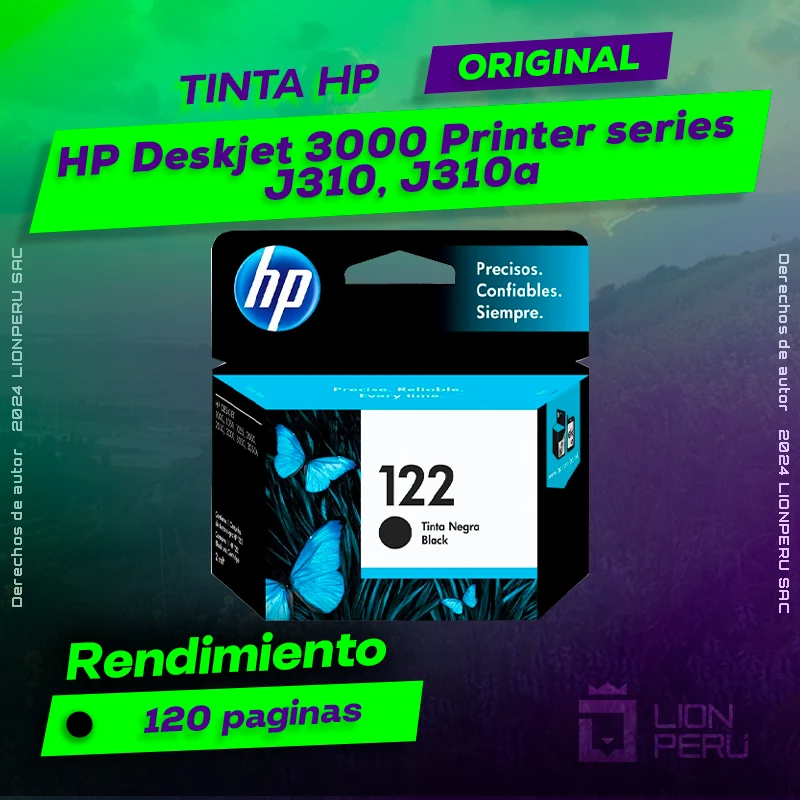 Tinta HP 3000 Printer series J310, J310a Deskjet