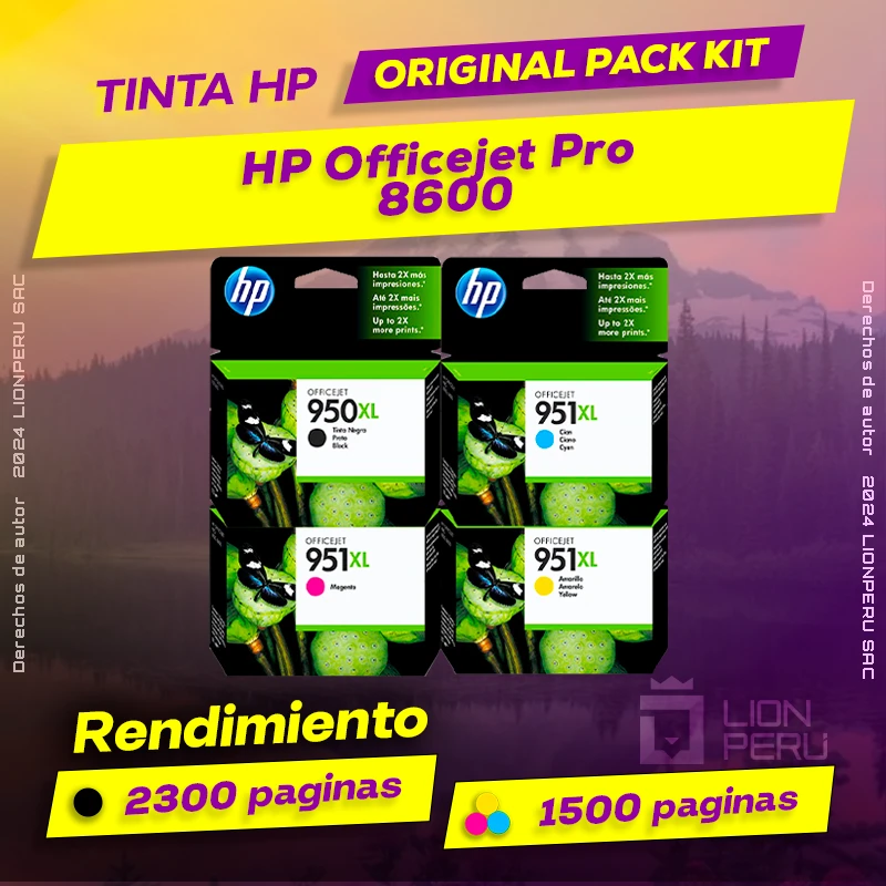Tinta HP 8600, 8600 Plus Officejet Pro Cartucho Original