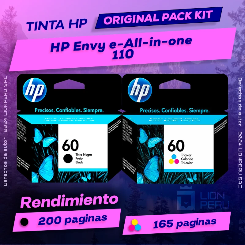 Tinta HP 110 Envy e-All-in-one Cartucho Original