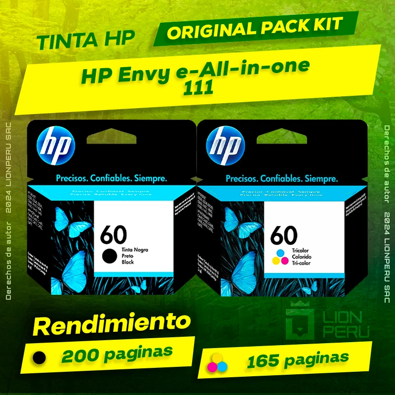 Tinta HP 111 Envy e-All-in-one Cartucho Original
