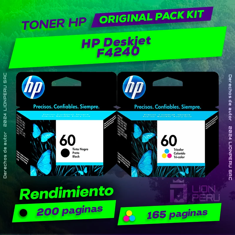 Tinta HP F4240 Deskjet Inkjet Cartucho Original