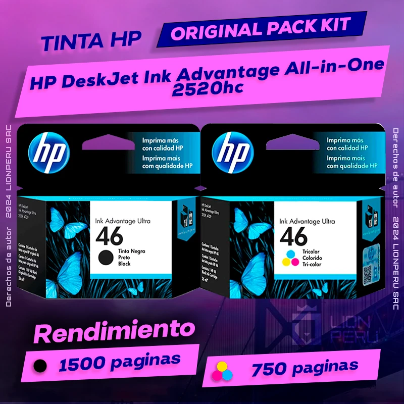 Tinta HP 2520hc DeskJet Ink Advantage All-In-One