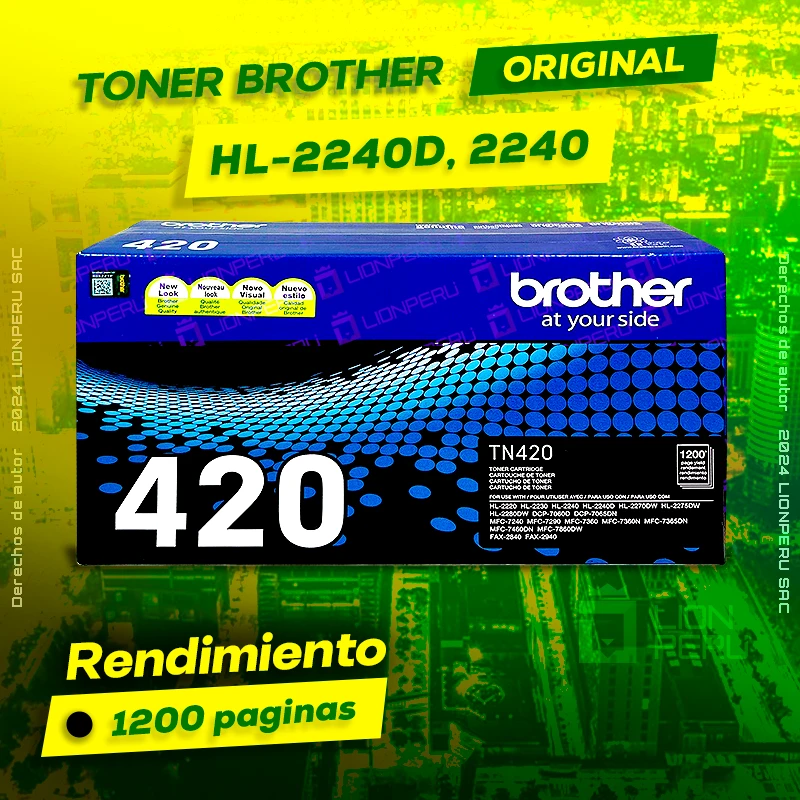 Toner Brother HL 2240D, HL-2240D Cartridge Laser Original negro, ofrece un rendimiento de Calidad a un super Precio, consigue el tuyo… ¡¡YA!!