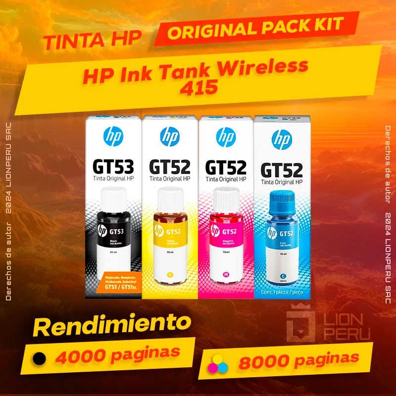 Tinta HP 415 Ink Tank Wireless Botella Original
