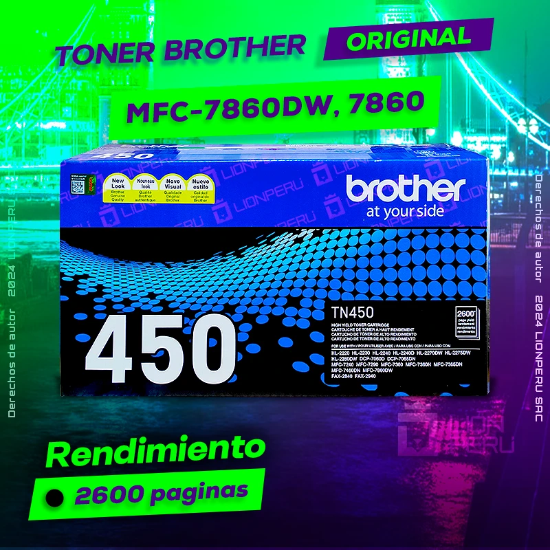 Toner Brother MFC 7860DW, MFC-7860DW Alta Capacidad