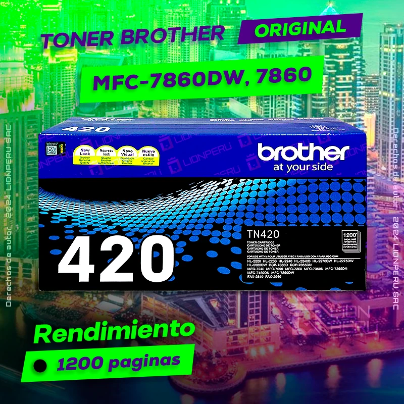 Toner Brother MFC 7860DW, MFC-7860DW Amazon Laser Original negro, ofrece un rendimiento de Calidad a un super Precio, consigue el tuyo… ¡¡YA!!
